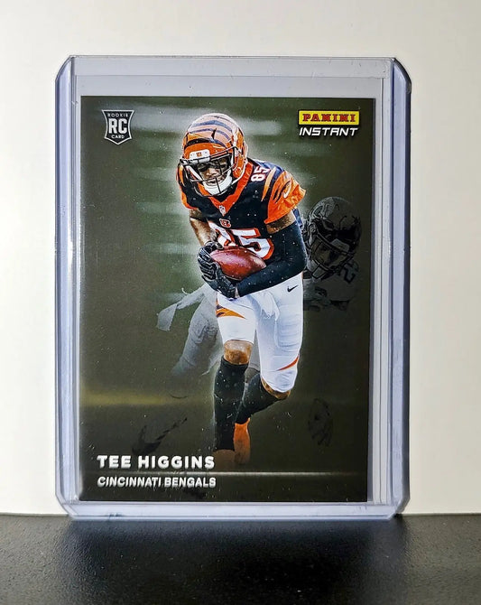 Tee Higgins Rookie 2020 Panini NFL #17 Rookie Spotlight Card Cincinnati Bengals - Football Card Single