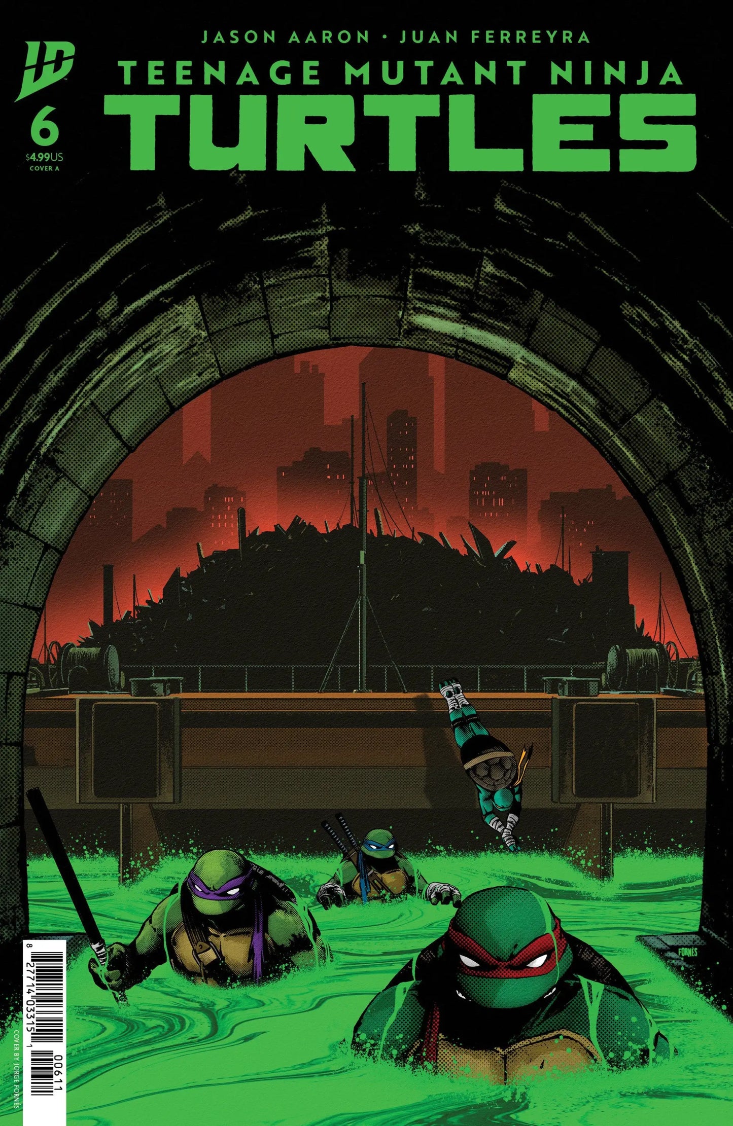 Teenage Mutant Ninja Turtles #6 Cover A (FornéS) - Comic Book