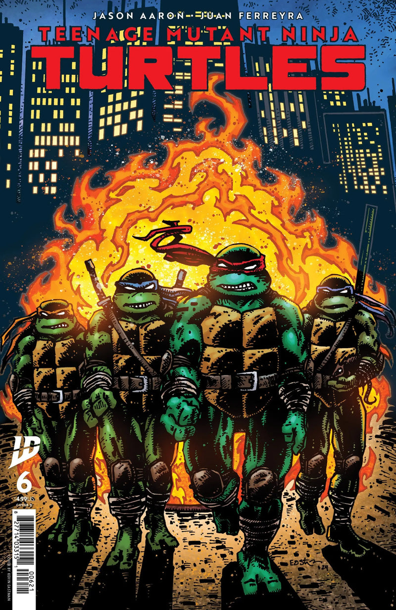 Teenage Mutant Ninja Turtles #6 Variant B (Eastman) - Comic Book