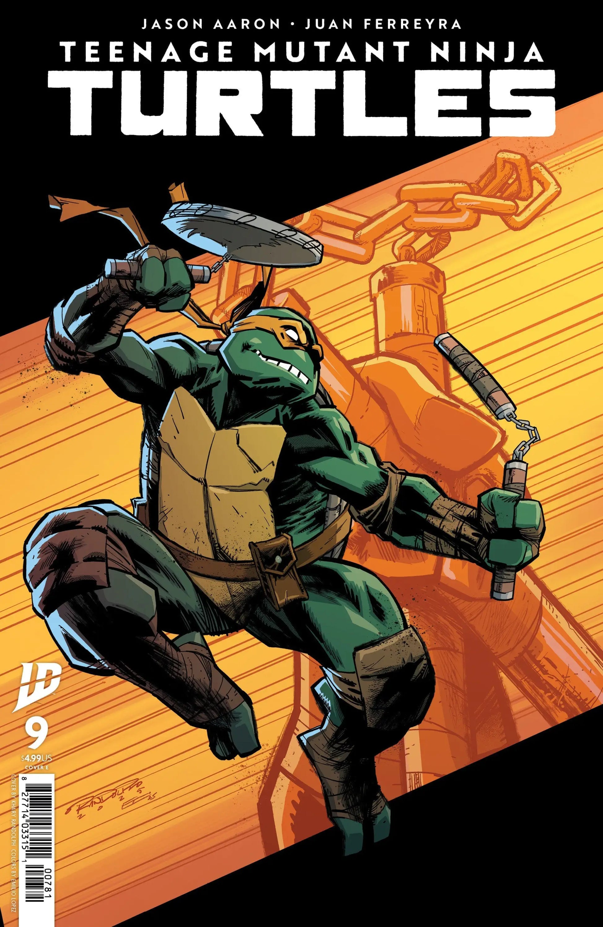 Teenage Mutant Ninja Turtles comic book Teenage Mutant Ninja Turtles Variant E Randolph cover