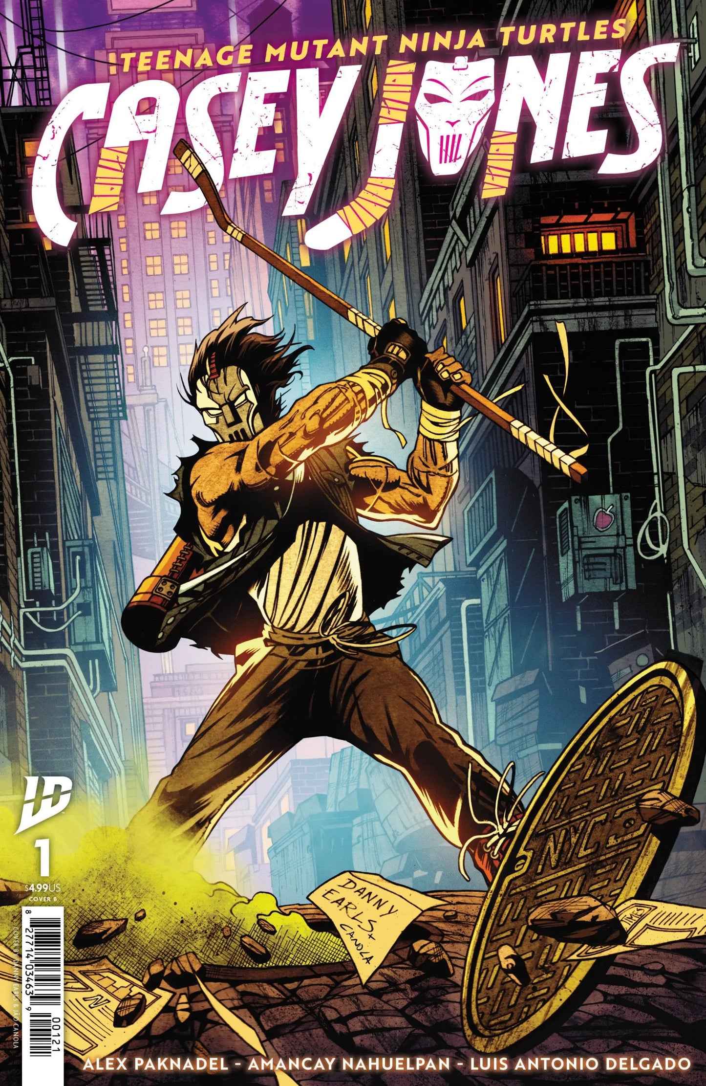 Teenage Mutant Ninja Turtles: Casey Jones #1 Variant B (Earls) - Comic Book
