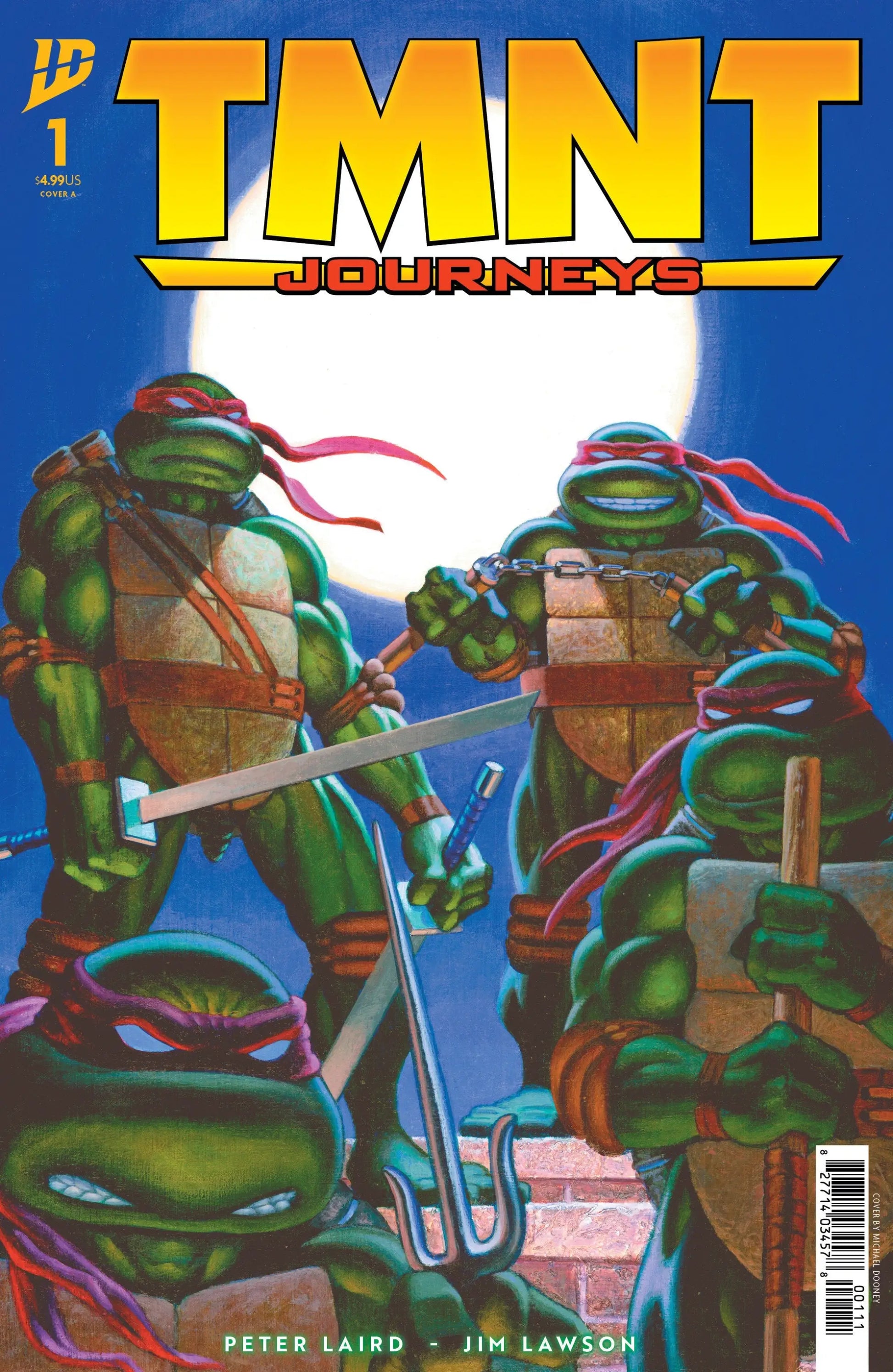 Teenage Mutant Ninja Turtles: Journeys #1 Cover A (Laird & Dooney) - Back Issues