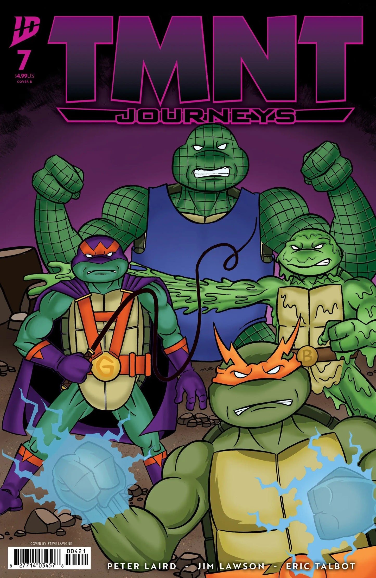 Teenage Mutant Ninja Turtles: Journeys #7 Variant B (Lavigne) - Comic Book