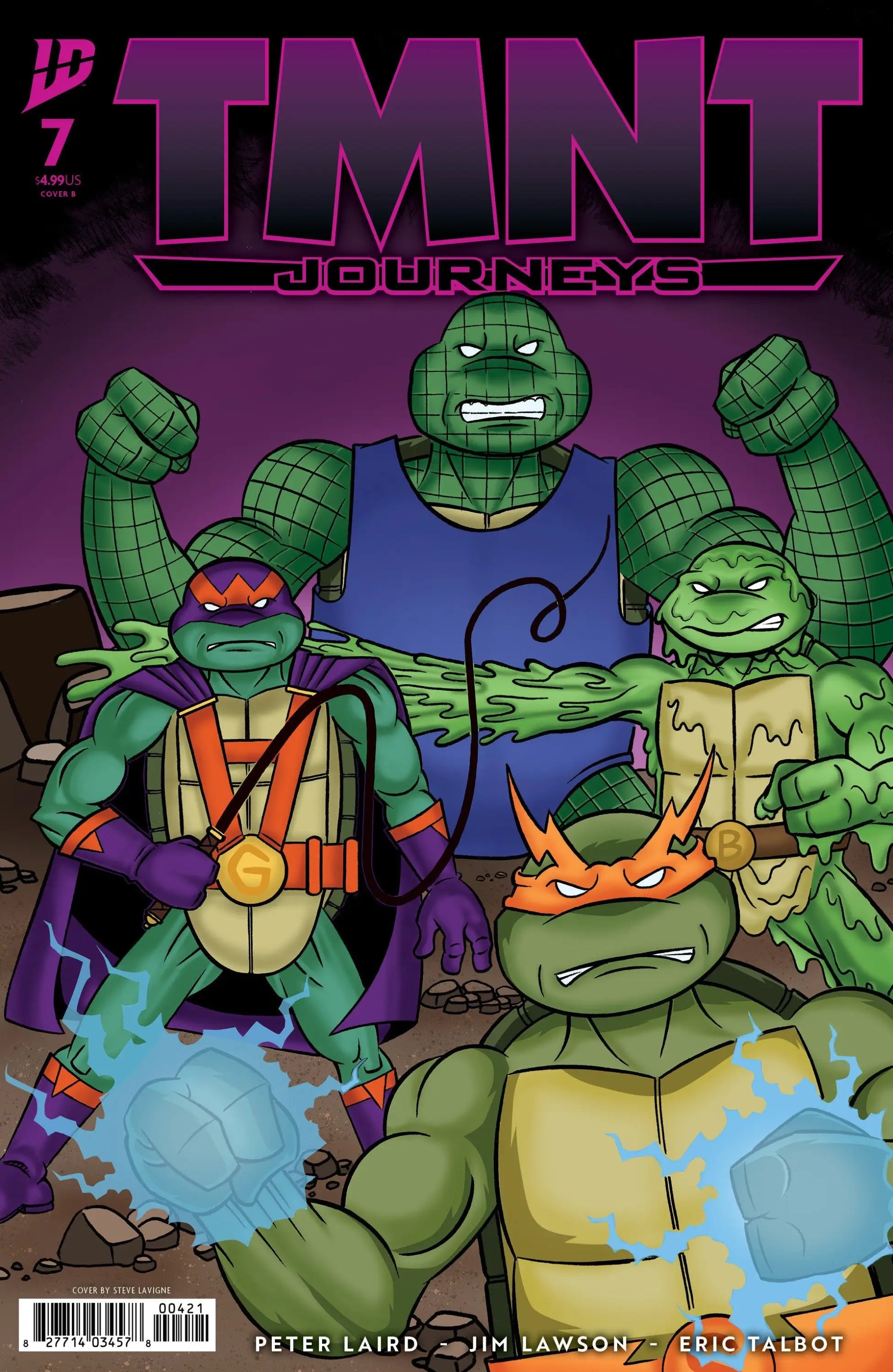 Teenage Mutant Ninja Turtles: Journeys #7 Variant B (Lavigne) - Comic Book