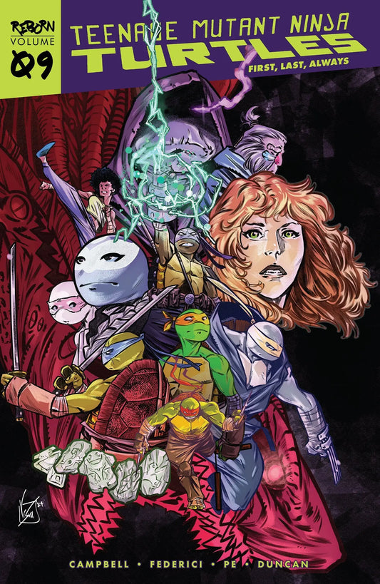 Teenage Mutant Ninja Turtles comic book cover from Teenage Mutant Ninja collection Volume 9