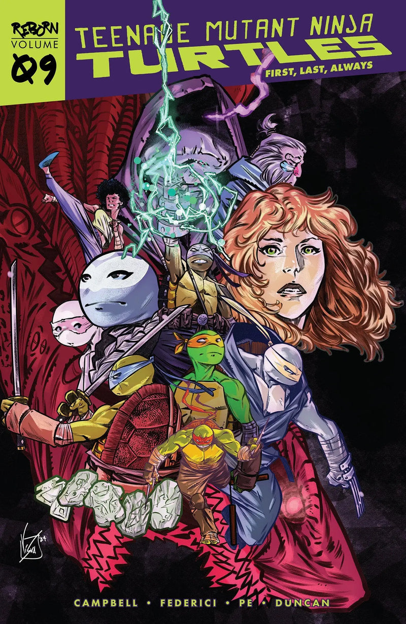 Teenage Mutant Ninja Turtles comic book cover from Teenage Mutant Ninja collection Volume 9