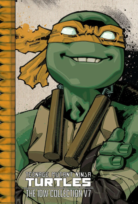 Comic book featuring Michelangelo from Teenage Mutant Ninja Turtles in The IDW Collection Volume 7