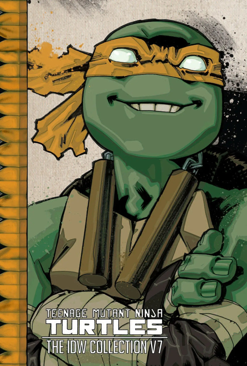 Comic book featuring Michelangelo from Teenage Mutant Ninja Turtles in The IDW Collection Volume 7