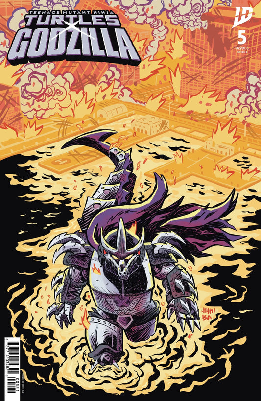 Teenage Mutant Ninja Turtles X Godzilla #5 Variant B (Ba) - Back Issues