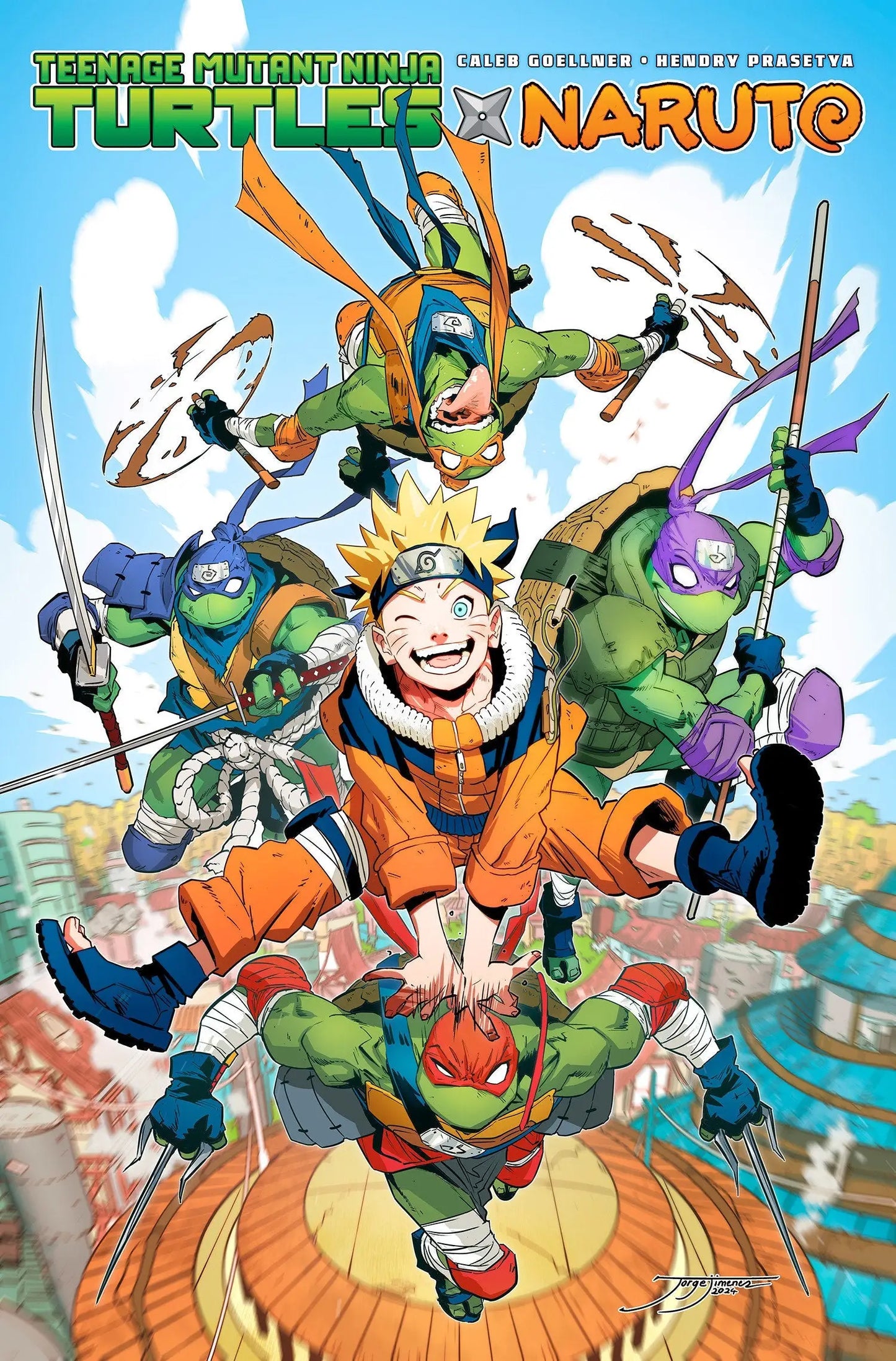 Teenage Mutant Ninja Turtles X Naruto - Comic Book