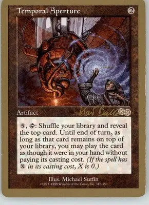 Temporal Aperture - 1999 Kai Budde (USG) - World Championship Decks - HP Magic - Magic Card Single