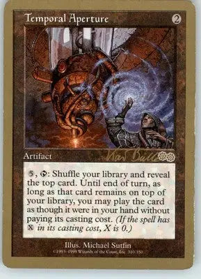 Temporal Aperture 1999 Kai Budde (USG) - World Championship Decks - HP - # - Magic Card Single
