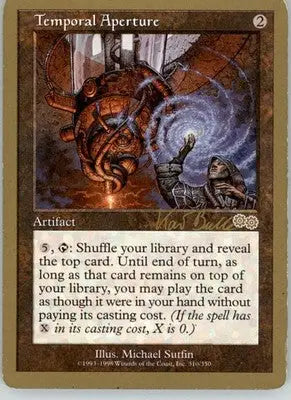 Temporal Aperture - 1999 Kai Budde World Championship Decks - MP Magic - Magic Card Single