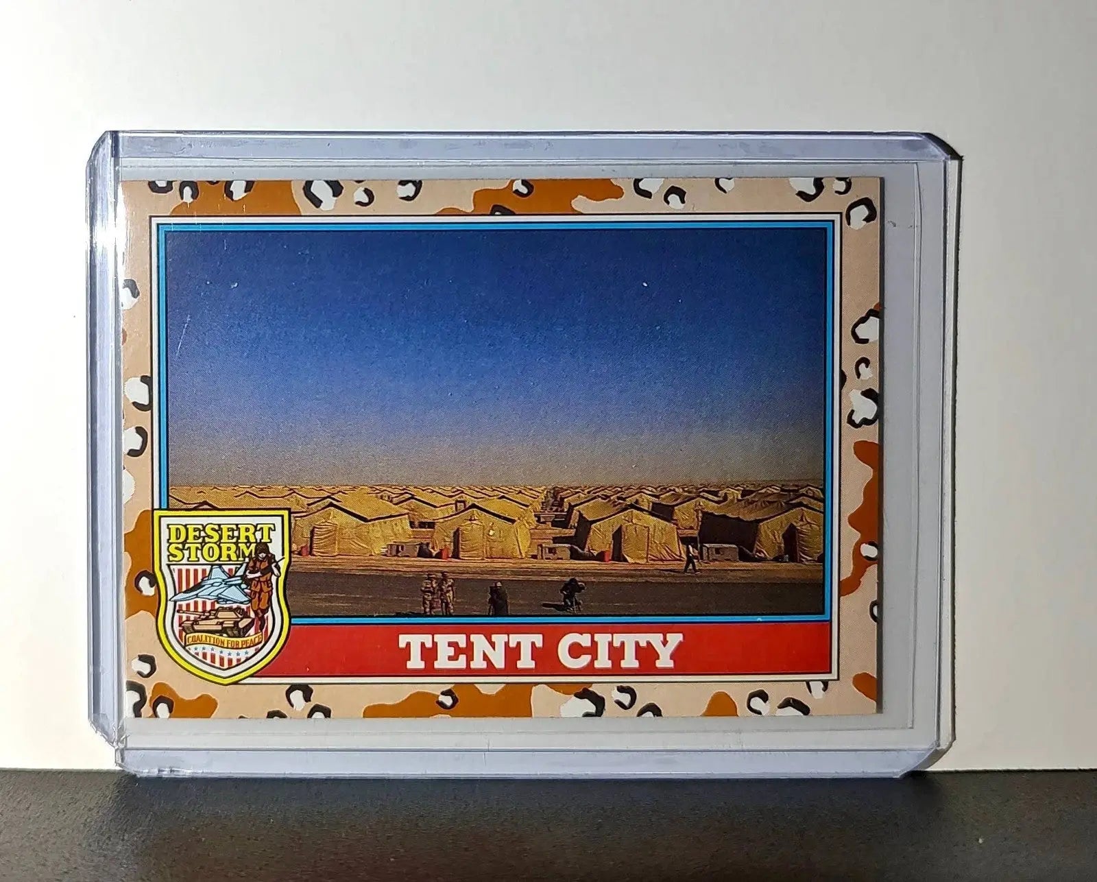 Tent City 1991 Topps Desert Storm #175 Card - Non-Sports Card Single