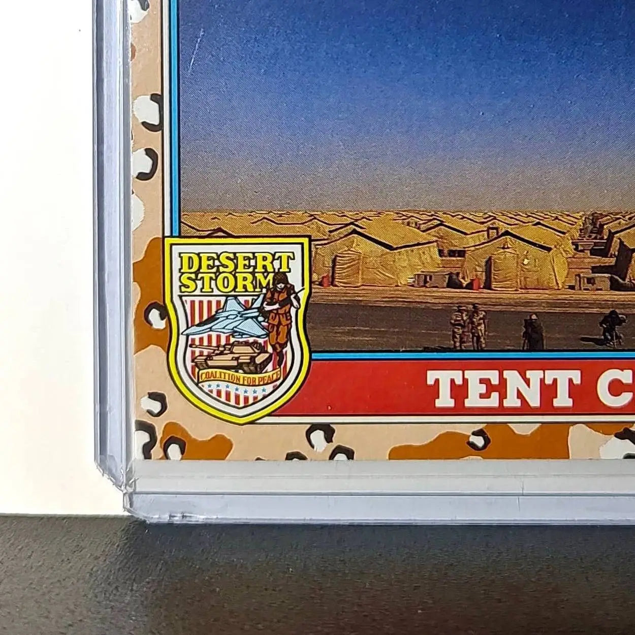 Tent City 1991 Topps Desert Storm #175 Card - Non-Sports Card Single