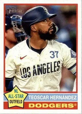 Teoscar Hernández - 2025 Topps Heritage - #395 - Baseball - Baseball Card Single
