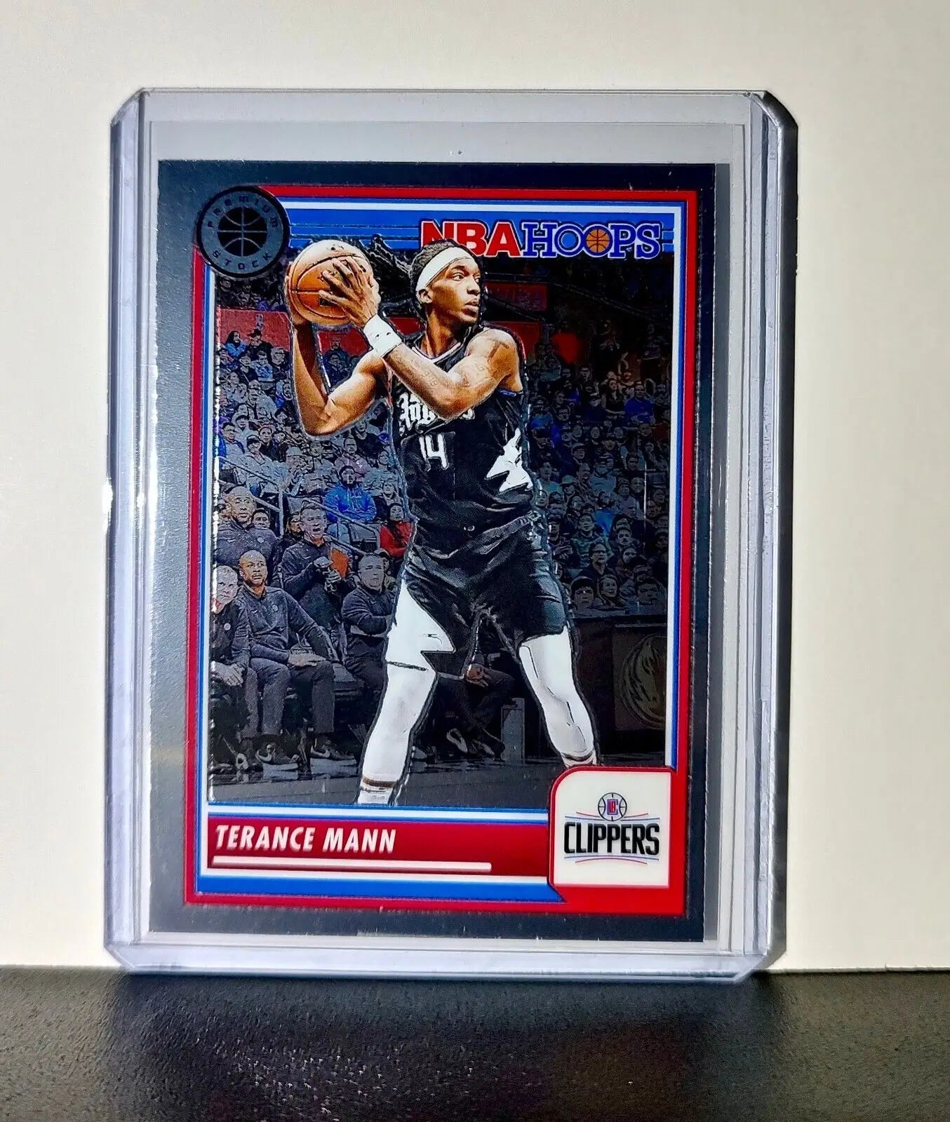 Terance Mann 2023-24 Panini Premium Stock NBA Hoops #84 Card LA Clippers
