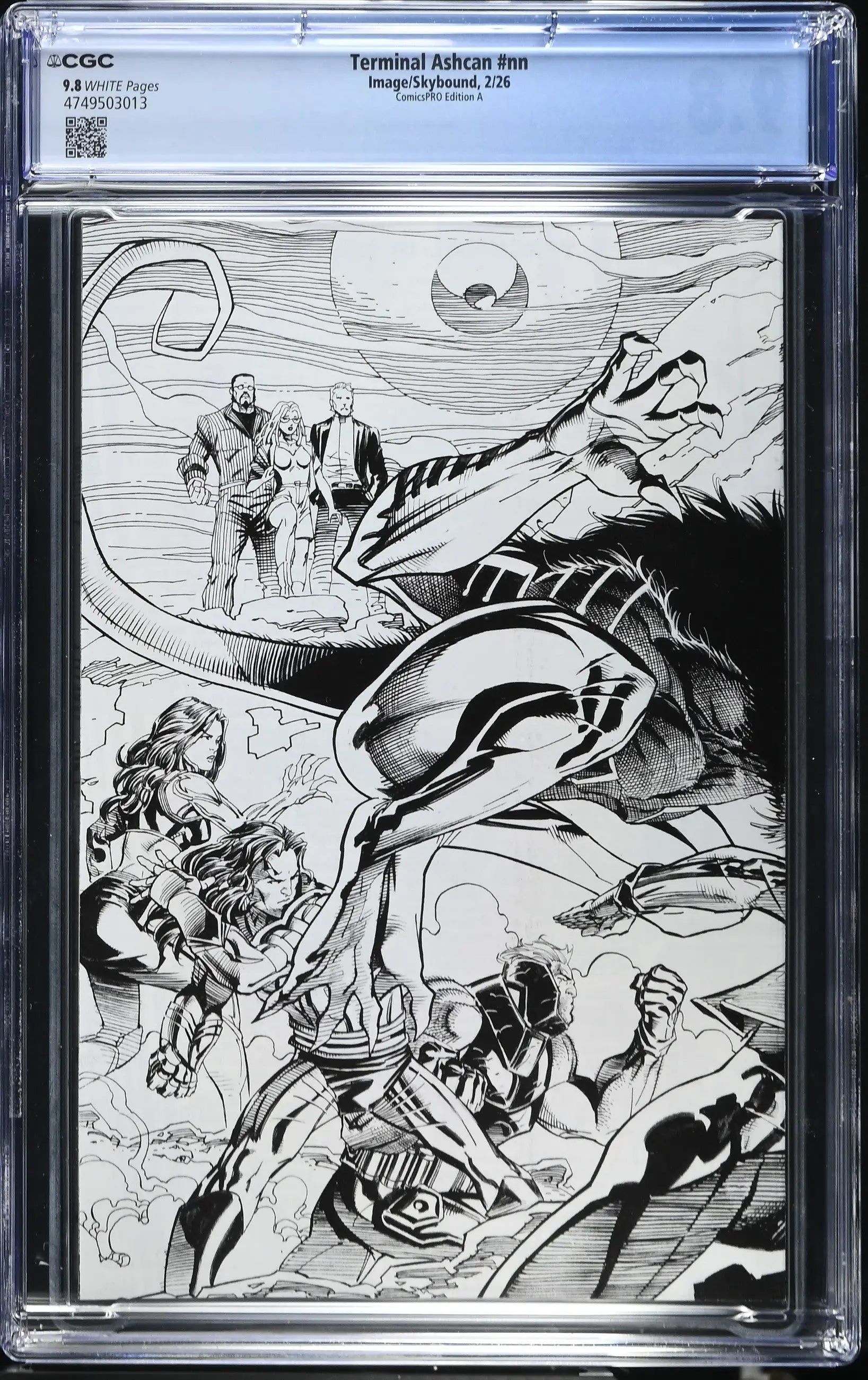Terminal #1 Ashcan Andy Kubert Wraparound ComicsPRO Cover A CGC 9.8 - Comic Book
