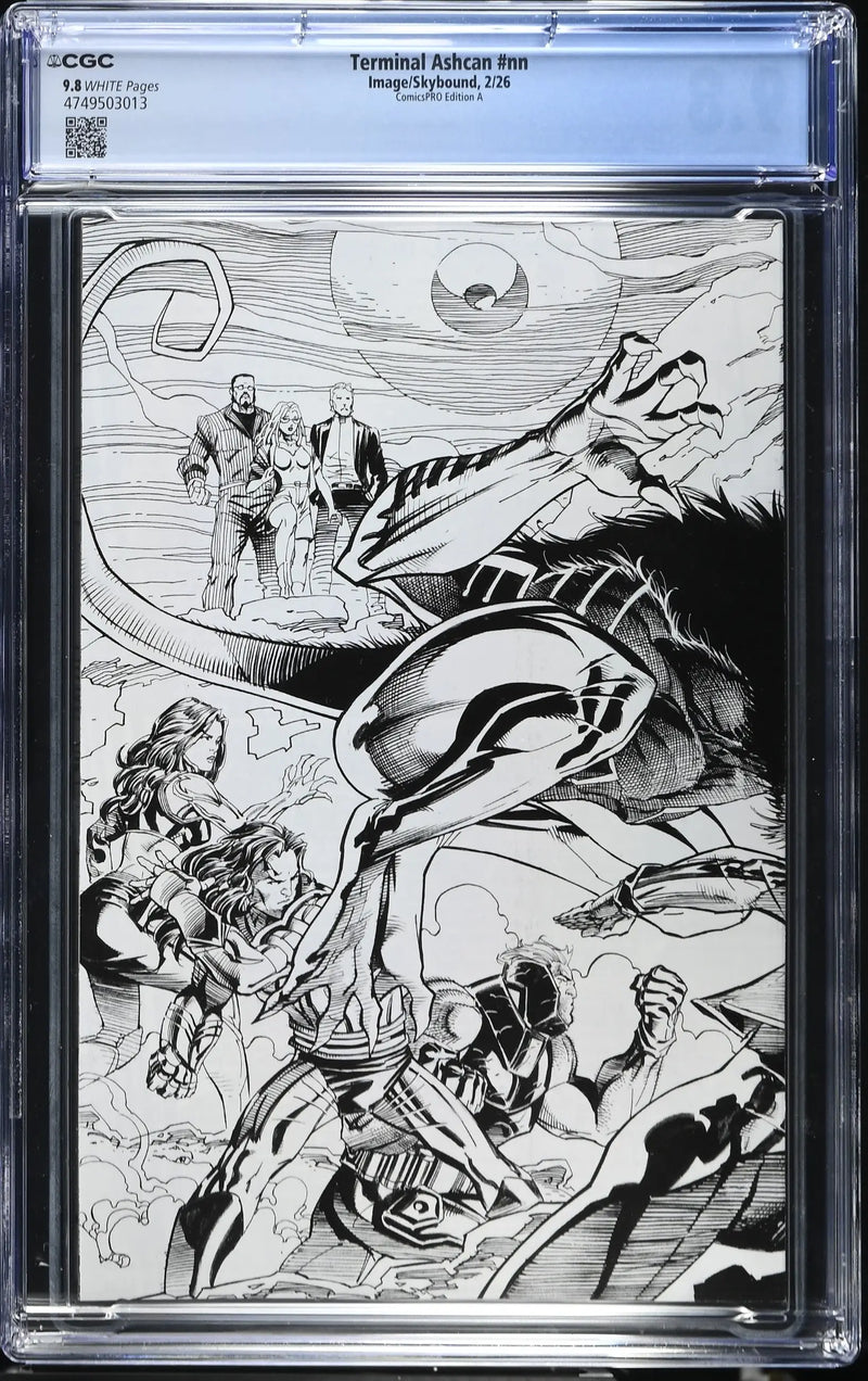 Terminal #1 Ashcan Andy Kubert Wraparound ComicsPRO Cover A CGC 9.8 - Comic Book