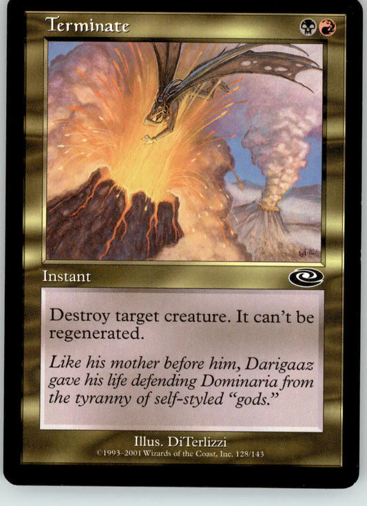 Terminate - Planeshift - 128 - MP Magic: The Gathering - Magic Card Single