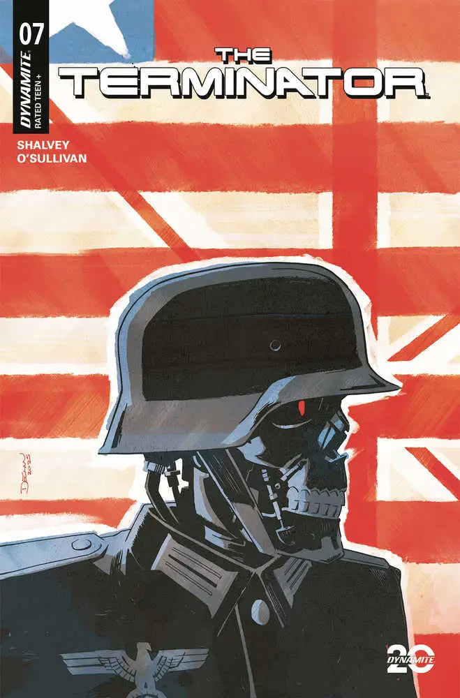 Comic book cover for Terminator #7 Cover A Shalvey featuring John Connor in the darkest hour