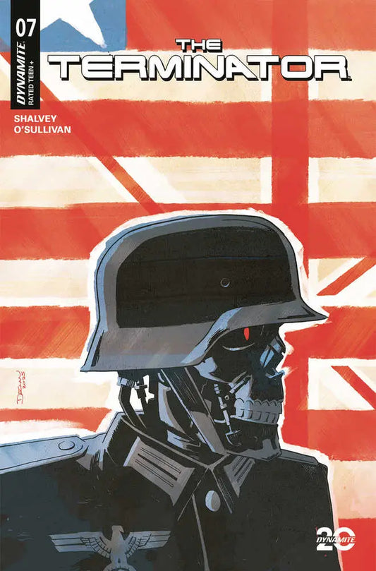 Comic book cover for Terminator #7 Cover A Shalvey featuring John Connor in the darkest hour