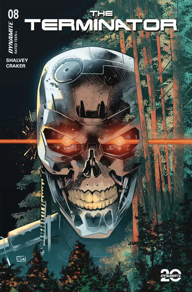 Terminator Comic Book Cover B Galmon artwork by Edwin Galmon for Terminator #8