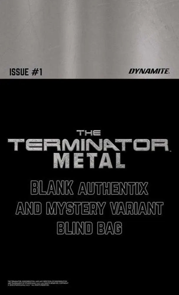 Terminator Metal #1 Cover N Blind Bag Variant - Back Issues
