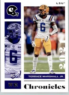 Terrace Marshall Jr. - 2021 Panini Chronicles Draft Picks - #13 - Football - Football Card Single
