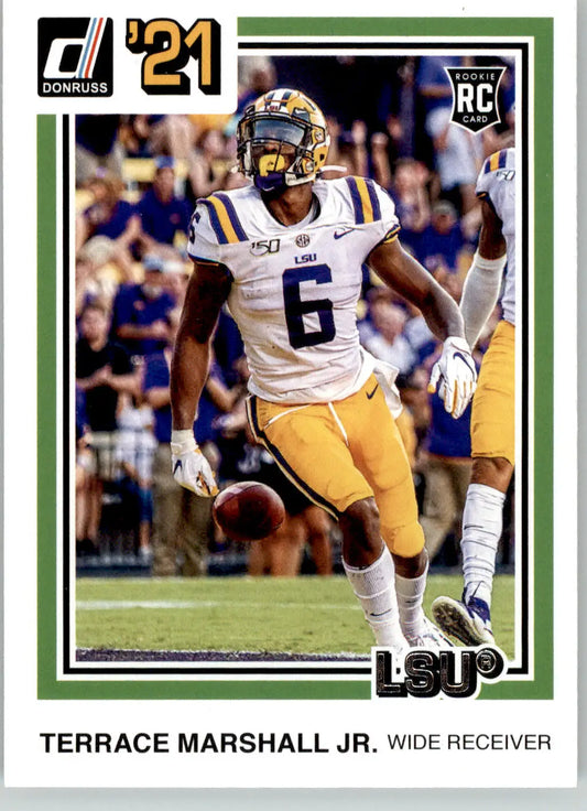 Terrace Marshall Jr. - 2021 Panini Chronicles Draft Picks - #44 - Football - Football Card Single