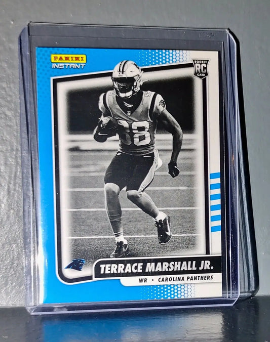 Terrace Marshall Jr. 2021 Panini NFL Black and White Rookies #19 Card 1/2728 - Football Card Single