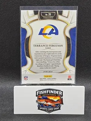 Terrance Ferguson - 2025 Panini Select Silver Prizm #20 (RC) Los Angeles Rams - Football Card Single