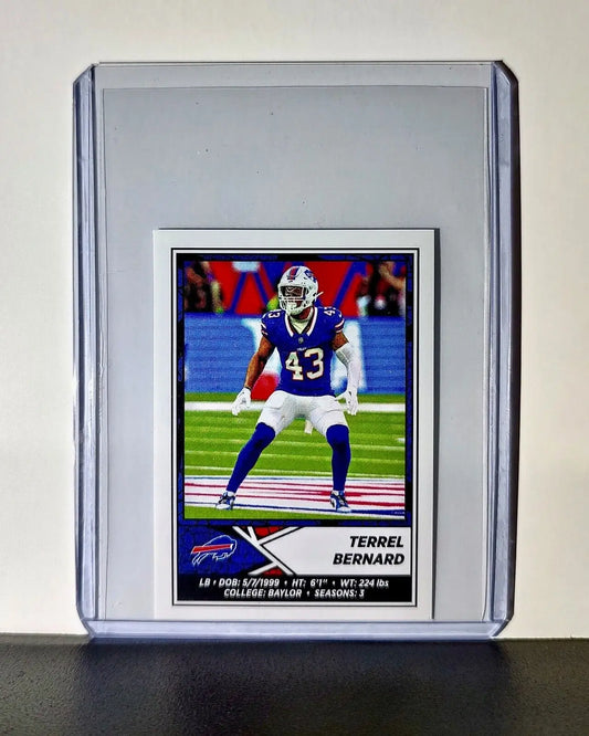 Terrel Bernard 2024 Panini NFL Sticker #50 Buffalo Bills - Football Card Single