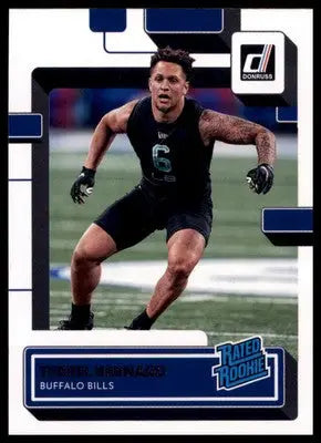 Terrel Bernard Rookie 2022 Donruss #397 Buffalo Bills - Football Card Single