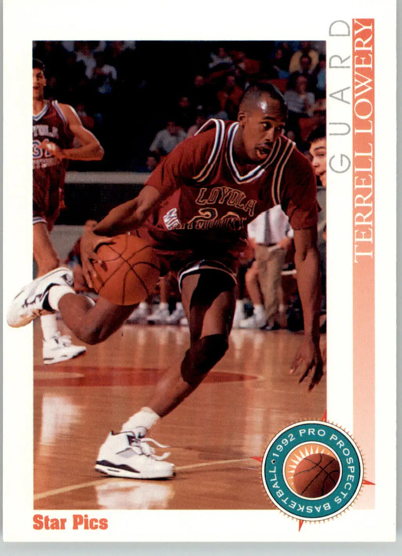 Terrell Lowery - 1992 Star Pics - #79 - Basketball - Basketball Card Single