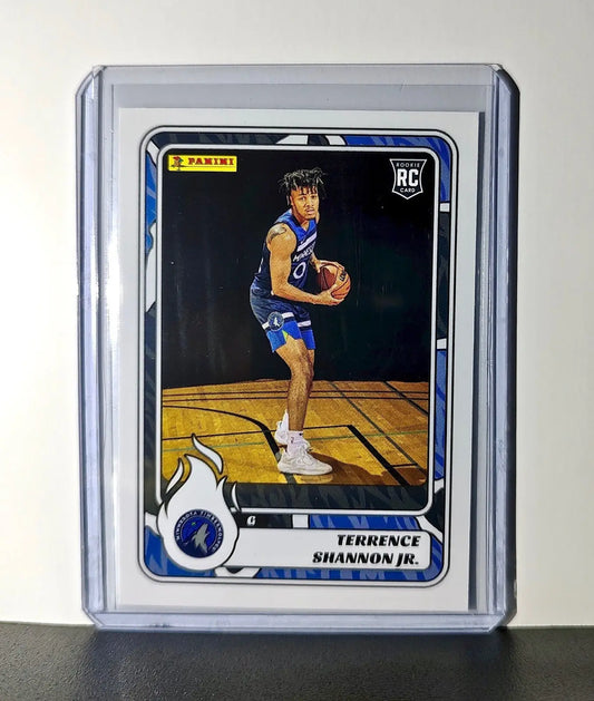 Terrence Shannon Jr. Rookie 2024-25 Panini NBA #92 Sticker Card Timberwolves - Basketball Card Single