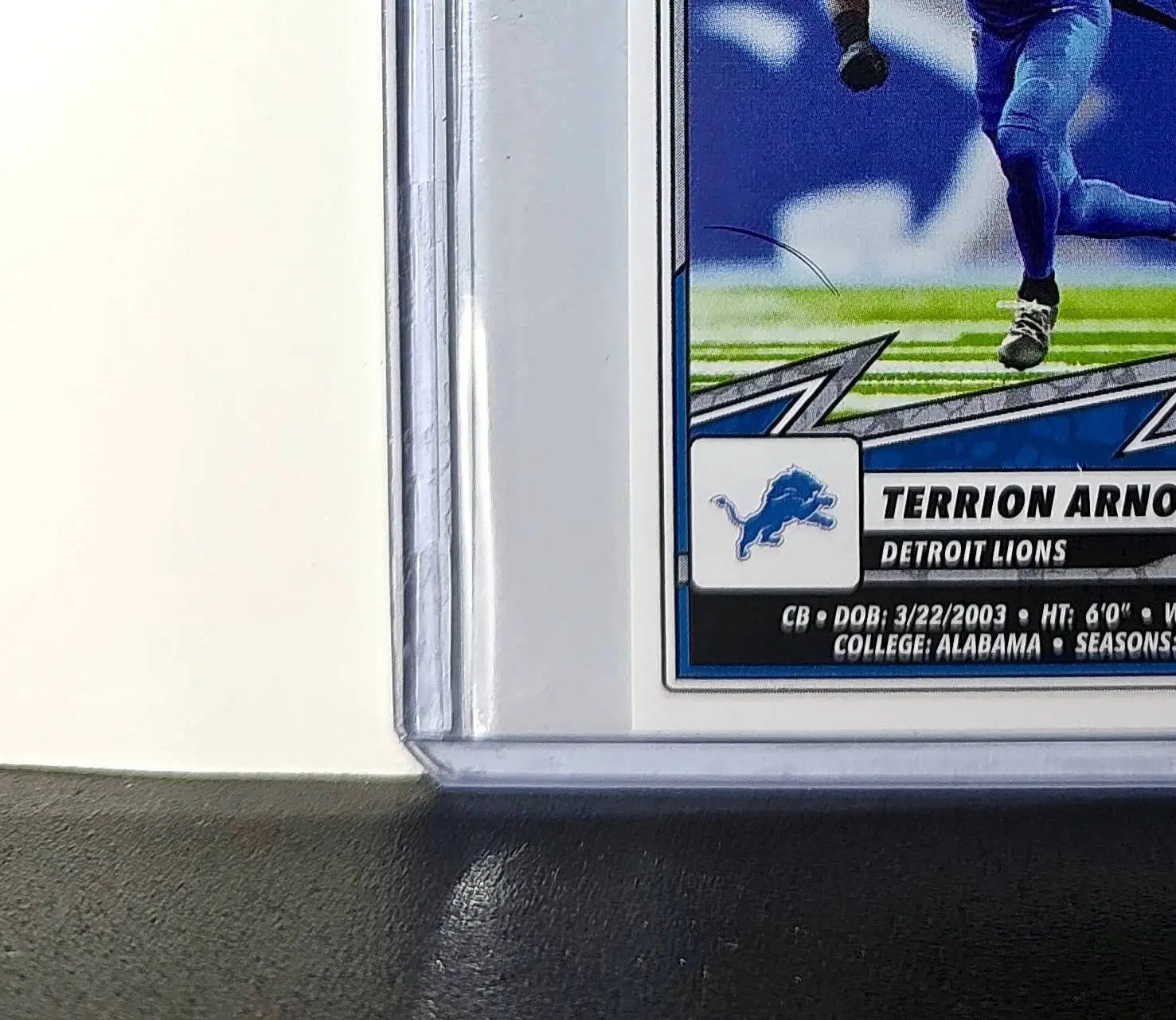 Terrion Arnold 2025 Panini NFL #386 Sticker Detroit Lions