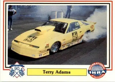 Terry Adams - 1990 Checkered Flag IHRA - #67 - Racing - Racing Card Single
