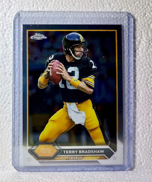 Terry Bradshaw 2023 Topps Chrome NFL #33 Football Card Pittsburgh Steelers - Football Card Single