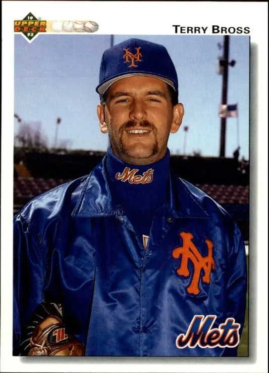 Terry Bross 1992 Upper Deck MLB #531 Baseball Card New York Mets - Baseball Card Single