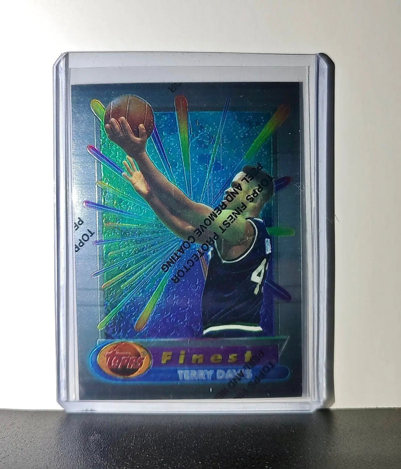 Terry Davis 1994-95 Topps Finest #238 Basketball Card