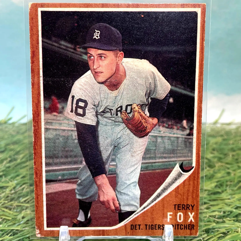 Terry Fox 1962 Topps #196 Detroit Tigers Baseball Card VG - Baseball Card Single