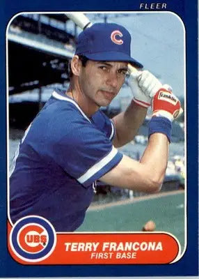 Terry Francona - 1986 Fleer Update - #U-43 - Baseball - Baseball Card Single