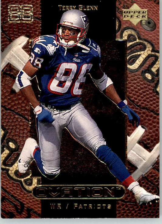 Terry Glenn - 1999 Upper Deck Ovation - #34 - Football - Football Card Single