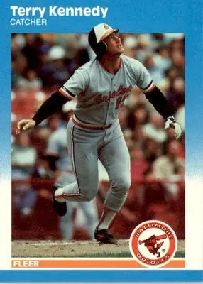 Terry Kennedy - 1987 Fleer Update - #U-56 - Baseball - Baseball Card Single