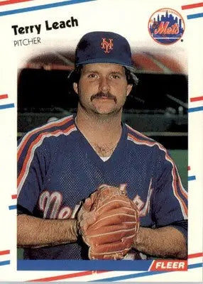 Terry Leach - 1988 Fleer - #139 - Baseball - Baseball Card Single
