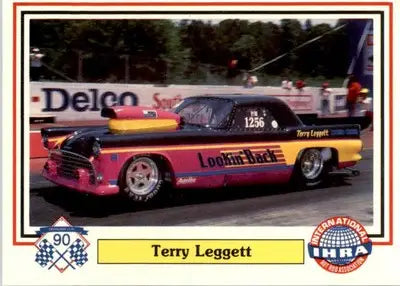 Terry Leggett - 1990 Checkered Flag IHRA - #8 - Racing - Racing Card Single