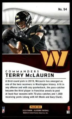 Terry McLaurin 2024 Panini Illusions Retail #94 Washington Commanders - Football Card Single