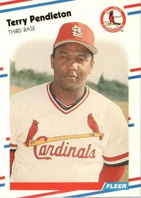 Terry Pendleton - 1988 Fleer - #46 - Baseball - Baseball Card Single