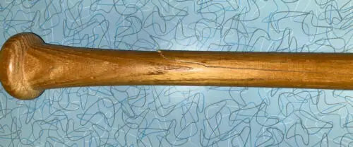 Wooden baseball bat from Terry Puhl Houston Astros HOF Game Used WORTH Bat 500T